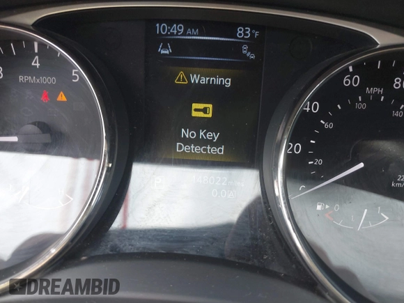 2015 Nissan Rogue S with VIN KNMAT2MT5FP503731, listed as a IAAI auction lot 40371238 with 148,022 mi miles and . Bid and sale history available at DreamBid. Image 7.
