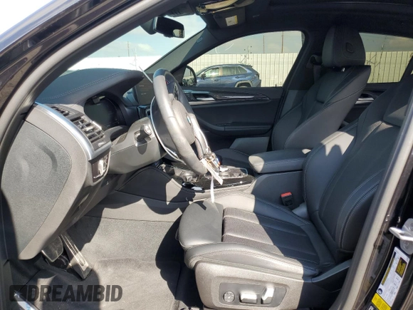 2023 BMW X4 M40i with VIN 5UX43DT0XP9R99758, listed as a Copart auction lot 44651255 with 20,105 mi miles and Salvage Title. Bid and sale history available at carsss.com. Image 7.