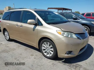 2011 Toyota Sienna XLE with VIN 5TDDK3DC6BS005124, listed as a IAAI auction lot 42854847 with 234,597 mi miles and . Bid and sale history available at DreamBid. Image 1.