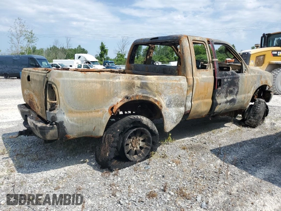 2005 Ford F-250 XL with VIN 1FTSX21Y75ED04554, listed as a Copart auction lot 65229895 with Not provided miles and Salvage title. Bid and sale history available at DreamBid. Image 3.
