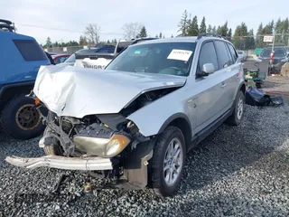 2004 BMW X3 2.5i with VIN WBXPA73454WB29718, listed as a IAAI auction lot 41203179 with 1 mi miles. Bid and sale history available at carsss.com. Image 18.