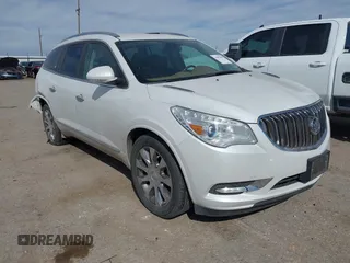2017 Buick Enclave Leather with VIN 5GAKRBKD1HJ311339, listed as a IAAI auction lot 41597849 with 64,409 mi miles and . Bid and sale history available at DreamBid. Image 1.