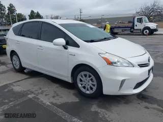 2013 Toyota Prius v Two with VIN JTDZN3EU9D3252419, listed as a IAAI auction lot 41809156 with 148,403 mi miles. Bid and sale history available at carsss.com. Image 1.