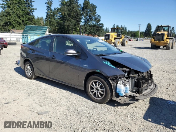 2019 Toyota Prius LE with VIN JTDL9RFUXK3001756, listed as a Copart auction lot 63531135 with 86,665 mi miles and Salvage title. Bid and sale history available at DreamBid. Image 4.
