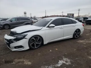 2019 Honda Accord Sport with VIN 1HGCV2E30KA028778, listed as a Copart auction lot 85807974 with 100,686 mi miles and Salvage title. Bid and sale history available at DreamBid. Image 1.