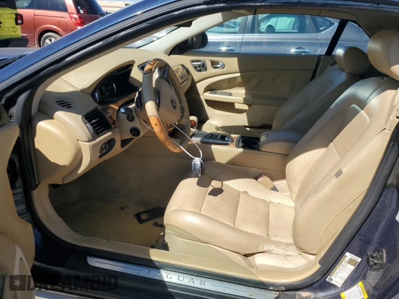 2007 Jaguar XK with VIN SAJDA44B175B00420, listed as a Copart auction lot 45976165 with 0 mi miles and Salvage Title. Bid and sale history available at carsss.com. Image 7.