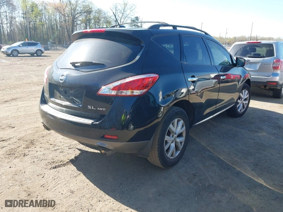 2011 Nissan Murano SV with VIN JN8AZ1MW2BW185042, listed as a IAAI auction lot 41996661 with 226,865 mi miles. Bid and sale history available at carsss.com. Image 4.