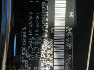 2024 Toyota Land Cruiser z VIN JTEABFAJ5RK002588, wystawiony jako Copart lot #45684165 z przebiegiem 6 313 mil mil oraz Szkoda całkowita • Salvage title. Historia ofert i sprzedaży dostępna na DreamBid. Obrazek 14.