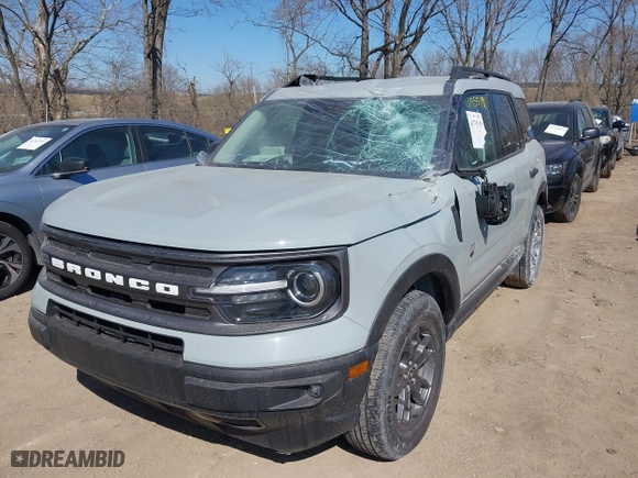 2021 Ford Bronco Sport Big Bend with VIN 3FMCR9B66MRB03207, listed as a IAAI auction lot 41755119 with 60,285 mi miles. Bid and sale history available at carsss.com. Image 17.