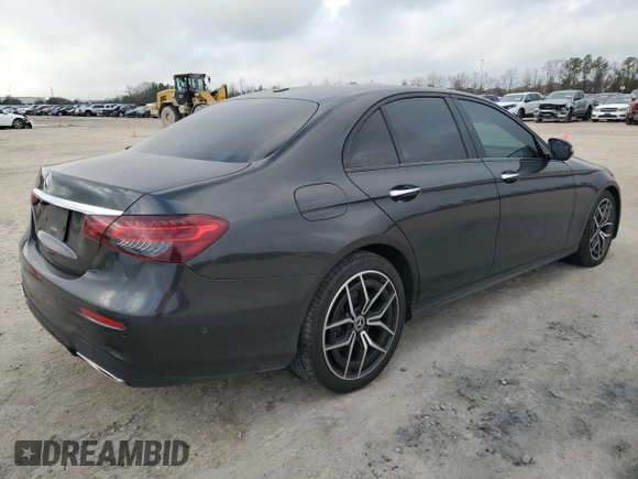 2021 Mercedes-Benz E-Class E 350 with VIN W1KZF8DB1MA943276, listed as a Copart auction lot 43835605 with 57,632 mi miles and Salvage Title. Bid and sale history available at carsss.com. Image 3.