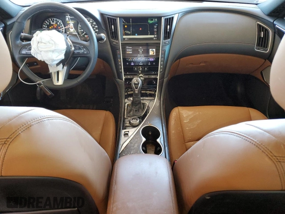 2024 Infiniti Q50 Sensory с VIN JN1EV7CP7RM600127, выставлен на аукционе Copart как лот 84673804 с пробегом 5 150 миль миль и Списание • Salvage title. История ставок и продаж доступна на DreamBid. Изображение 8.