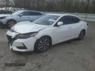 2020 Nissan Sentra SV z VIN 3N1AB8CV8LY298444, wystawiony jako Copart lot #52982245 z przebiegiem 59 372 mil mil oraz Szkoda całkowita • Salvage title. Historia ofert i sprzedaży dostępna na DreamBid. Obrazek 1.
