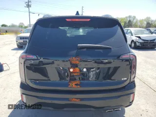 2025 Kia Telluride SX X-Line with VIN 5XYP5DGC0SG599325, listed as a Copart auction lot 51951635 with 3,212 mi miles and Salvage title. Bid and sale history available at DreamBid. Image 6.