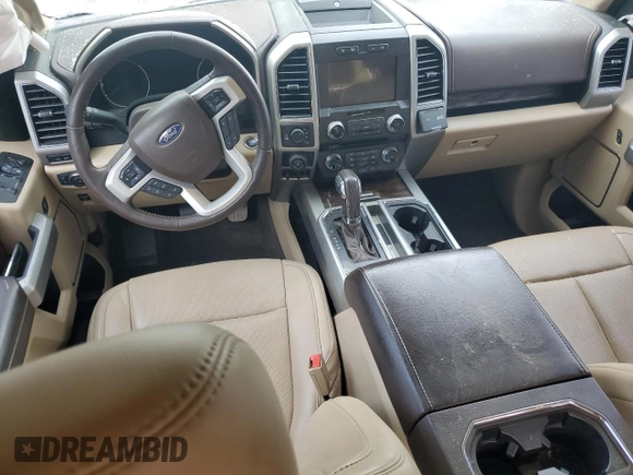 2018 Ford F-150 XL with VIN 1FTEW1EG1JFE56331, listed as a Copart auction lot 50184205 with 152,420 mi miles and Salvage Title. Bid and sale history available at carsss.com. Image 8.