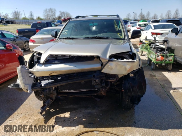 2004 Toyota 4Runner SR5 with VIN JTEBU14R048019887, listed as a Copart auction lot 89017185 with 254,301 mi miles and Non Repairable. Bid and sale history available at DreamBid. Image 5.