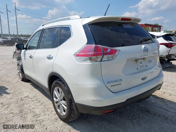 2015 Nissan Rogue SV with VIN KNMAT2MT4FP557506, listed as a IAAI auction lot 41906418 with 69,575 mi miles. Bid and sale history available at carsss.com. Image 3.