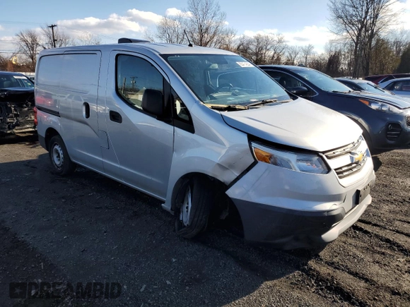2015 Chevrolet City Express Cargo Van LT with VIN 3N63M0ZN7FK697441, listed as a Copart auction lot 83474204 with Not Provided miles and Salvage Title. Bid and sale history available at carsss.com. Image 4.