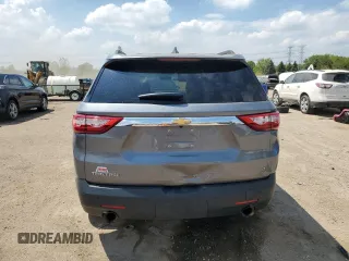 2019 Chevrolet Traverse LT Cloth z VIN 1GNERGKW5KJ291265, wystawiony jako Copart lot #55849985 z przebiegiem 52 651 mil mil oraz Szkoda całkowita • Salvage title. Historia ofert i sprzedaży dostępna na DreamBid. Obrazek 6.