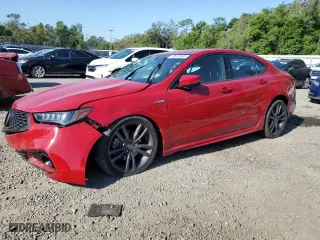 2019 Acura TLX w/A-Spec Pkg with VIN 19UUB3F61KA000581, listed as a Copart auction lot 52616485 with 99,771 mi miles and Non Repairable. Bid and sale history available at carsss.com. Image 1.