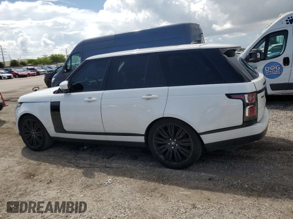 2021 Land Rover Range Rover with VIN SALGR2SUXMA427503, listed as a Copart auction lot 70847404 with 48,501 mi miles and Salvage title. Bid and sale history available at DreamBid. Image 2.