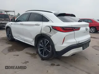 2023 Infiniti QX55 Luxe with VIN 3PCAJ5JR3PF115036, listed as a IAAI auction lot 42290047 with 58,892 mi miles and . Bid and sale history available at DreamBid. Image 3.