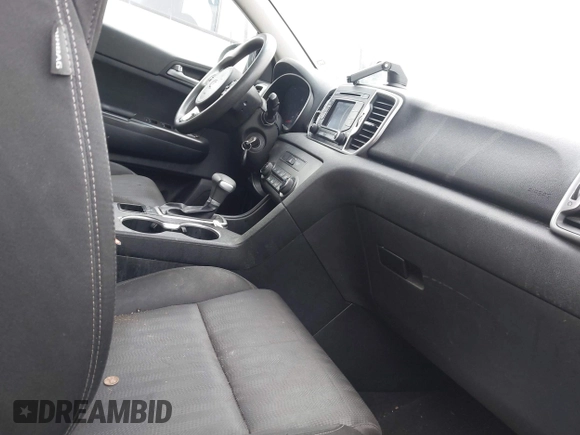 2017 Kia Sportage LX with VIN KNDPMCAC2H7236875, listed as a IAAI auction lot 41704229 with 183,094 mi miles and . Bid and sale history available at carsss.com. Image 5.