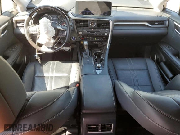 2022 Lexus RX with VIN JTJJGKFA0N2026523, listed as a Copart auction lot 53568615 with 34,381 mi miles and Salvage Title. Bid and sale history available at carsss.com. Image 8.