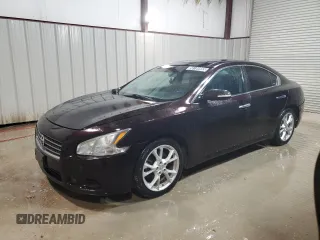 2012 Nissan Maxima SV z VIN 1N4AA5AP5CC804510, wystawiony jako Copart lot #56184855 z przebiegiem 189 582 mil mil oraz Czysty tytuł • Clean title. Historia ofert i sprzedaży dostępna na DreamBid. Obrazek 1.