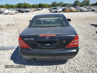 1999 Mercedes-Benz SLK-Class with VIN WDBKK47F8XF124253, listed as a Copart auction lot 70414014 with 0 mi miles and Salvage Title. Bid and sale history available at carsss.com. Image 6.