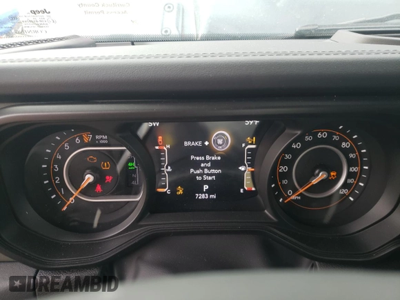2024 Jeep Gladiator Mojave X z VIN 1C6JJTEG5RL115608, wystawiony jako Copart lot #46787955 z przebiegiem 7 283 mil mil oraz Szkoda całkowita • Salvage title. Historia ofert i sprzedaży dostępna na DreamBid. Obrazek 9.