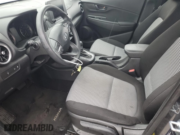 2022 Hyundai Kona Preferred with VIN KM8K22AB6NU763750, listed as a Copart auction lot 41881265 with 44,761 mi miles and Salvage Title. Bid and sale history available at carsss.com. Image 7.