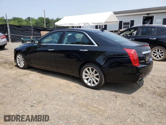 2014 Cadillac CTS Luxury AWD with VIN 1G6AX5SXXE0120681, listed as a Copart auction lot 60076655 with 99,552 mi miles and Salvage title. Bid and sale history available at DreamBid. Image 2.