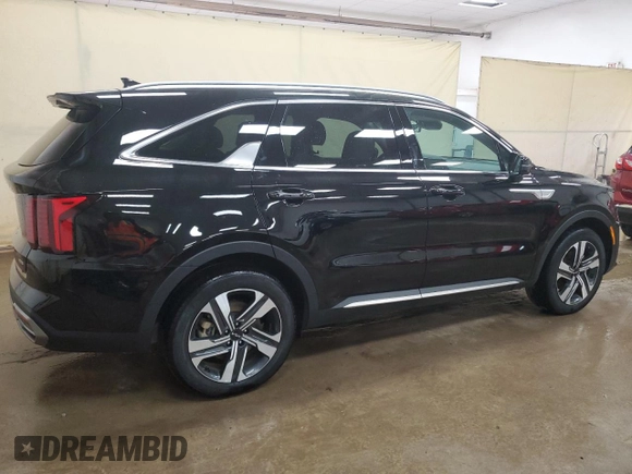 2024 Kia Sorento EX with VIN KNDRHDLGXR5258302, listed as a Copart auction lot 59800195 with 22,250 mi miles and Clean title. Bid and sale history available at DreamBid. Image 3.