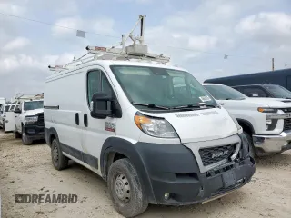 2022 Ram ProMaster Cargo with VIN 3C6LRVNG4NE102266, listed as a Copart auction lot 46635035 with 56,151 mi miles and Salvage Title. Bid and sale history available at DreamBid. Image 4.