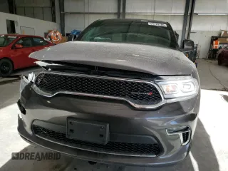 2021 Dodge Durango SXT Plus with VIN 1C4RDJAG2MC544596, listed as a Copart auction lot 54770185 with 56,574 mi miles and Salvage title. Bid and sale history available at DreamBid. Image 5.