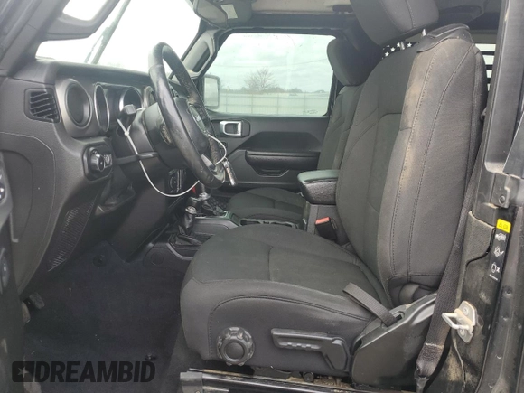 2021 Jeep Wrangler Sport with VIN 1C4GJXAN5MW677207, listed as a Copart auction lot 47241615 with Not Provided miles and Non Repairable. Bid and sale history available at DreamBid. Image 7.
