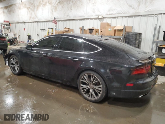 2017 Audi A7 Premium Plus with VIN WAUW2AFCXHN001258, listed as a Copart auction lot 38078894 with 70,642 mi miles. Bid and sale history available at carsss.com. Image 2.