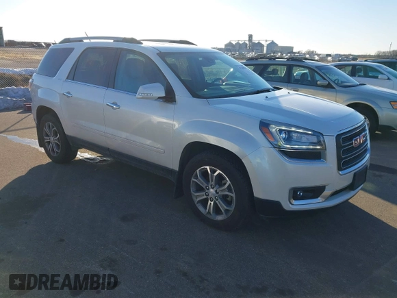 2014 GMC Acadia SLT with VIN 1GKKVSKD7EJ274677, listed as a IAAI auction lot 41240964 with 176,282 mi miles. Bid and sale history available at carsss.com. Image 1.