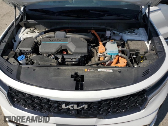 2023 Kia Sorento SX Prestige with VIN KNDRMDLH7P5186833, listed as a Copart auction lot 52779195 with 17,616 mi miles and Salvage title. Bid and sale history available at DreamBid. Image 12.