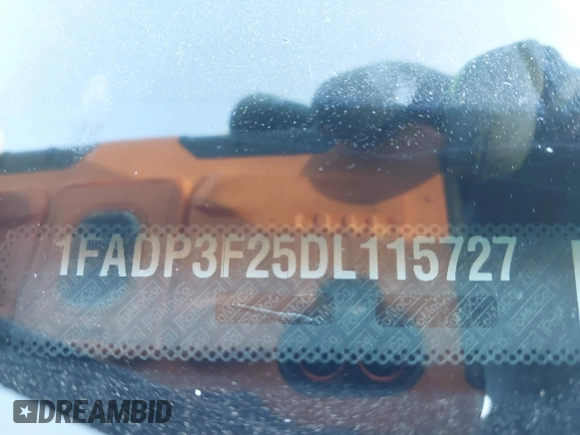 2013 Ford Focus SE z VIN 1FADP3F25DL115727, wystawiony jako IAAI lot #42609895 z przebiegiem 163 749 mil mil oraz . Historia ofert i sprzedaży dostępna na DreamBid. Obrazek 9.