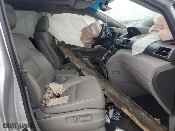 2011 Honda Odyssey EX-L with VIN 5FNRL5H63BB043885, listed as a Copart auction lot 42780445 with 0 mi miles and Salvage Title. Bid and sale history available at carsss.com. Image 7.