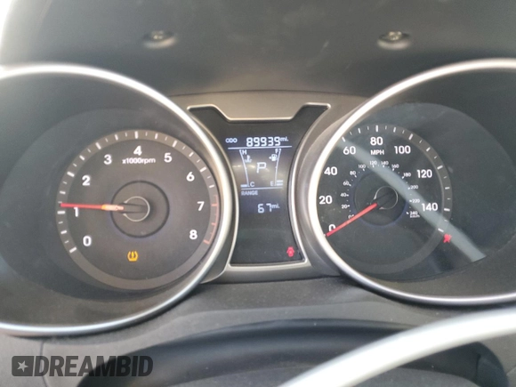 2012 Hyundai Veloster w/Gray Int with VIN KMHTC6AD9CU026260, listed as a Copart auction lot 87858115 with 89,939 mi miles and Salvage title. Bid and sale history available at DreamBid. Image 9.
