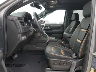 2023 GMC Yukon AT4 with VIN 1GKS2CKD1PR211836, listed as a Copart auction lot 44247245 with 21,756 mi miles and Salvage Title. Bid and sale history available at carsss.com. Image 7.