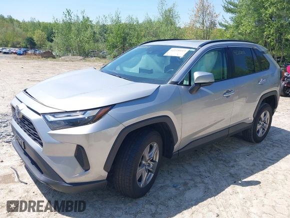 2022 Toyota RAV4 Hybrid XLE z VIN 2T3RWRFV9NW130410, wystawiony jako IAAI lot #42228113 z przebiegiem 32 672 mil mil oraz . Historia ofert i sprzedaży dostępna na DreamBid. Obrazek 2.