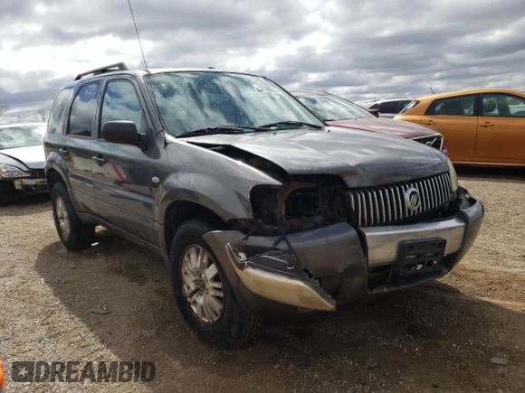 2005 Mercury Mariner Luxury z VIN 4M2YU57185DJ27043, wystawiony jako Copart lot #52980555 z przebiegiem 152 406 mil mil oraz Szkoda całkowita • Salvage title. Historia ofert i sprzedaży dostępna na DreamBid. Obrazek 4.