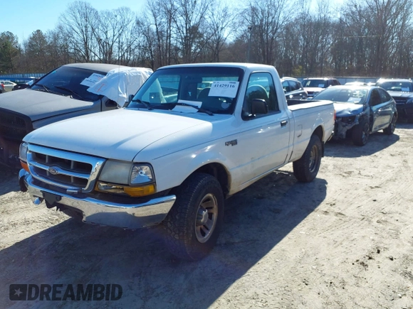 1999 Ford Ranger XL with VIN 1FTYR10C5XPA18200, listed as a IAAI auction lot 41429116 with 315,332 mi miles. Bid and sale history available at carsss.com. Image 2.