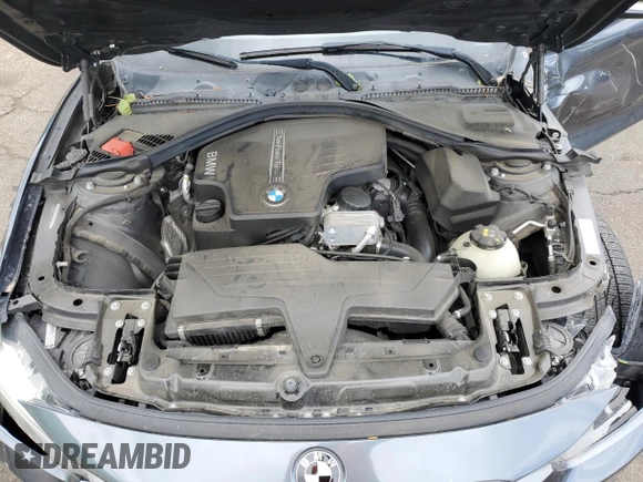2015 BMW 3 Series 320i xDrive with VIN WBA3C3G58FNS73929, listed as a Copart auction lot 57591425 with 83,654 mi miles and Salvage title. Bid and sale history available at DreamBid. Image 11.