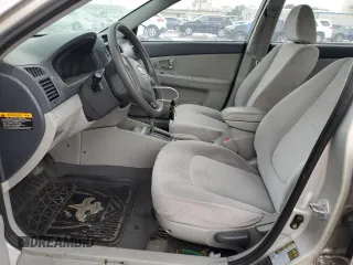 2008 Kia Spectra EX with VIN KNAFE121285529131, listed as a Copart auction lot 61096535 with 161,595 mi miles and Salvage title. Bid and sale history available at DreamBid. Image 7.