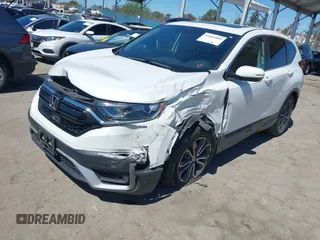 2020 Honda CR-V EX with VIN 2HKRW1H54LH422078, listed as a IAAI auction lot 41865889 with 34,513 mi miles and . Bid and sale history available at carsss.com. Image 2.