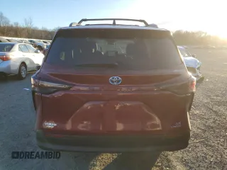 2024 Toyota Sienna LE with VIN 5TDKSKFC2RS147964, listed as a Copart auction lot 87694945 with 4,604 mi miles and Salvage Title. Bid and sale history available at carsss.com. Image 6.